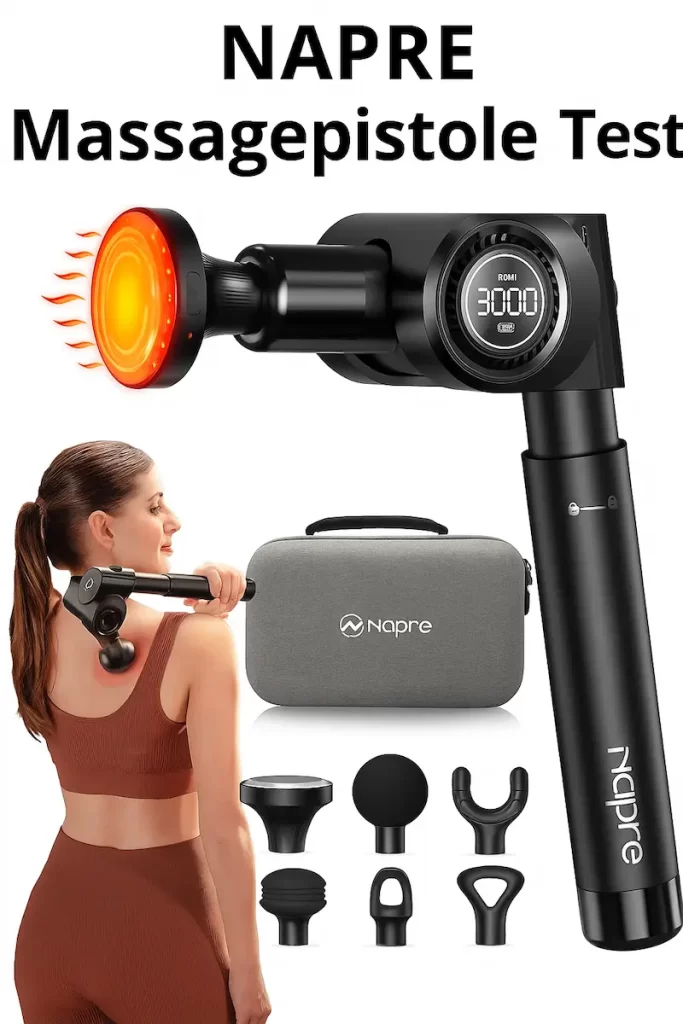 NAPRE Massagepistole Test – Effektive Regeneration für Alltag und Sport